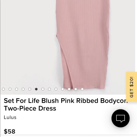 Lulus set for life blush pink two piece set - Picture 3 of 6